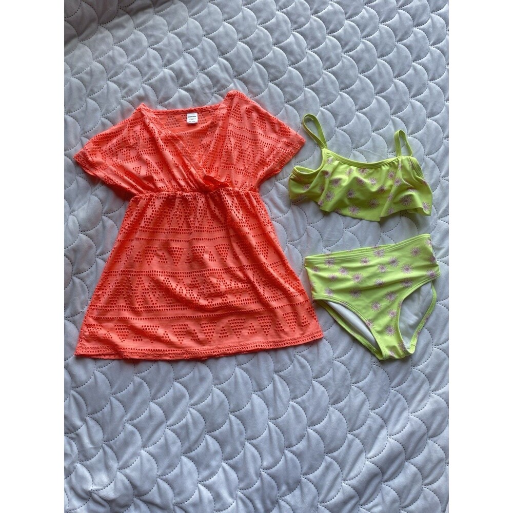 Girls Swimsuit Lot Of 2 Piece Size 6 - Picture 1 of 6